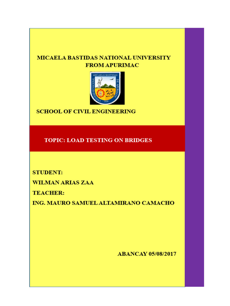 Load Tests On Bridges PDF | PDF | Structural Load | Bridge