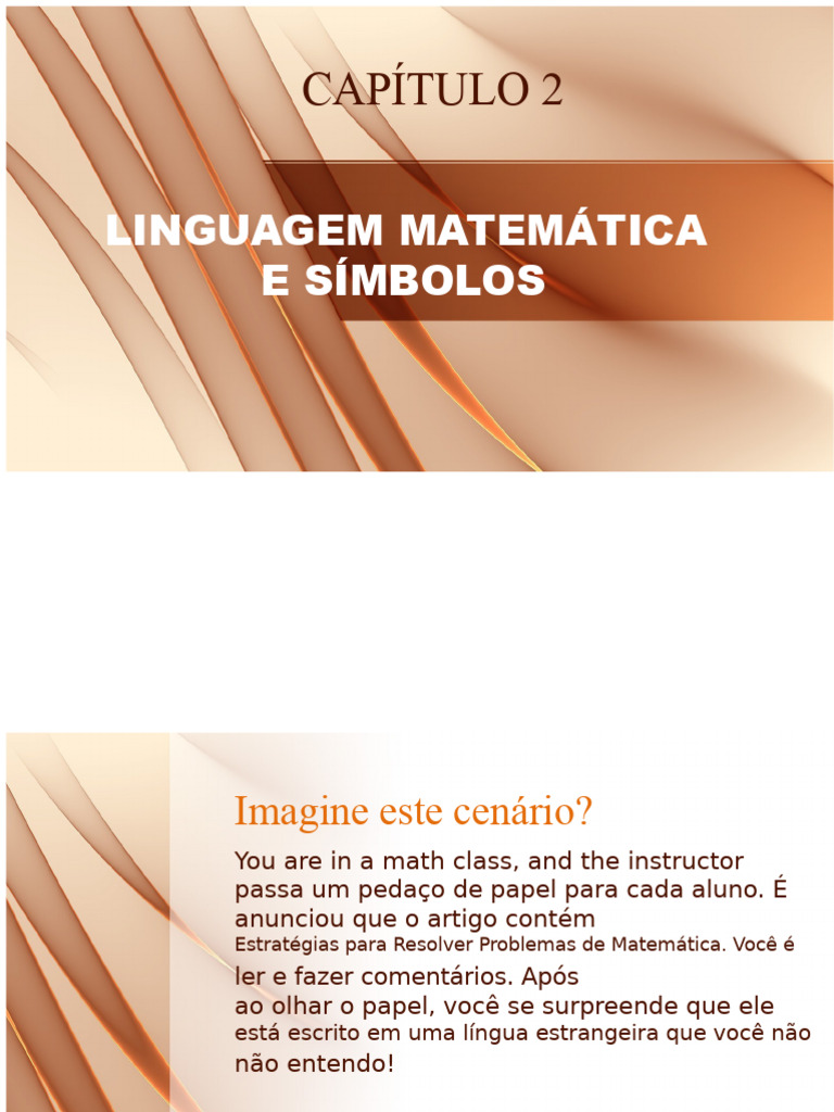 Linguagem Matemática e Símbolos | PDF | Matemática | Números