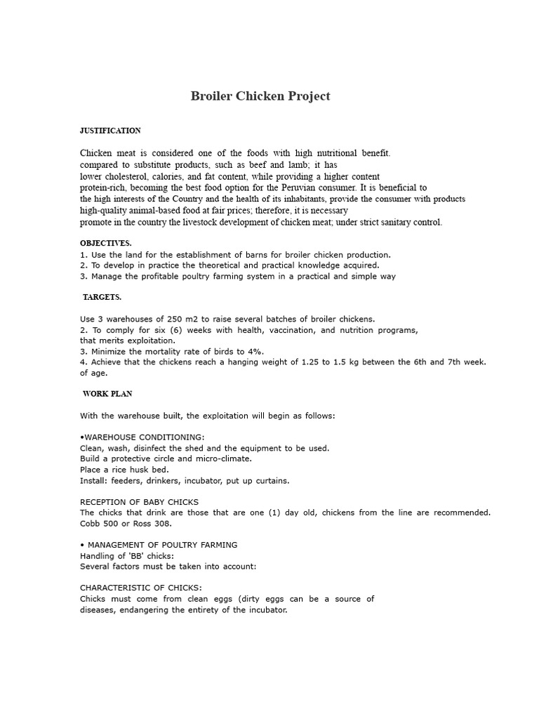Broiler Chicken Farming Guide | PDF | Chicken | Poultry Farming