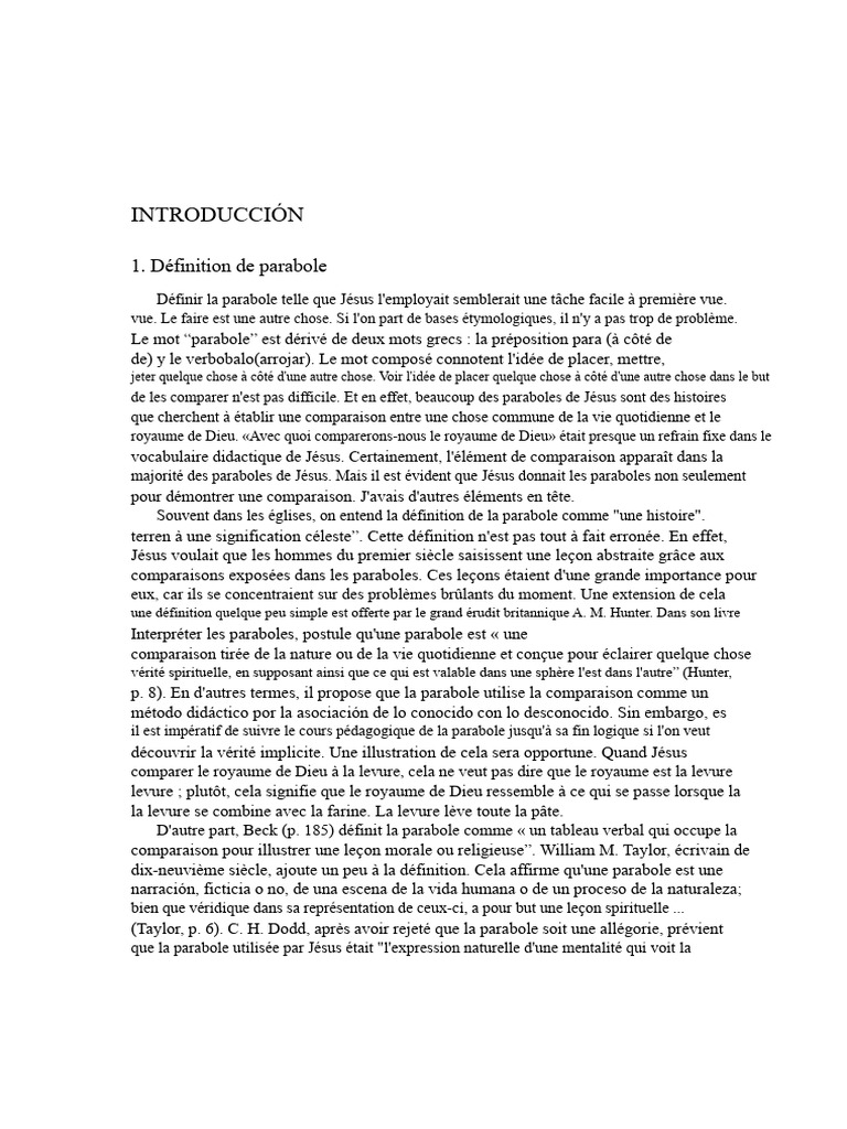 Comprendre les paraboles de Jésus | PDF | Dieu | Le gospel