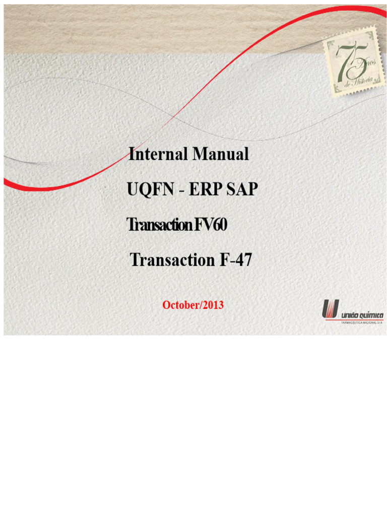 SAP FV60 Payment Request Guide | PDF | Payments