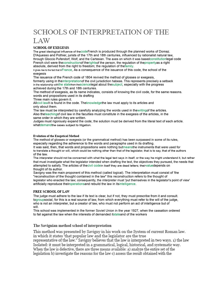 Methods of Legal Interpretation Explained | PDF | Semantics | Justice
