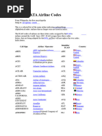 Airline Directory Overview | PDF | Transport Companies | Aviation