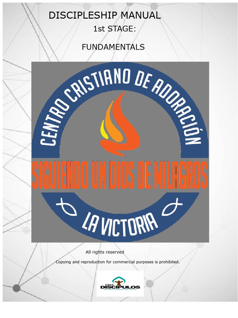 Discipleship Manual: Stage 1 Basics | PDF | Disciple (Christianity) | Jesus