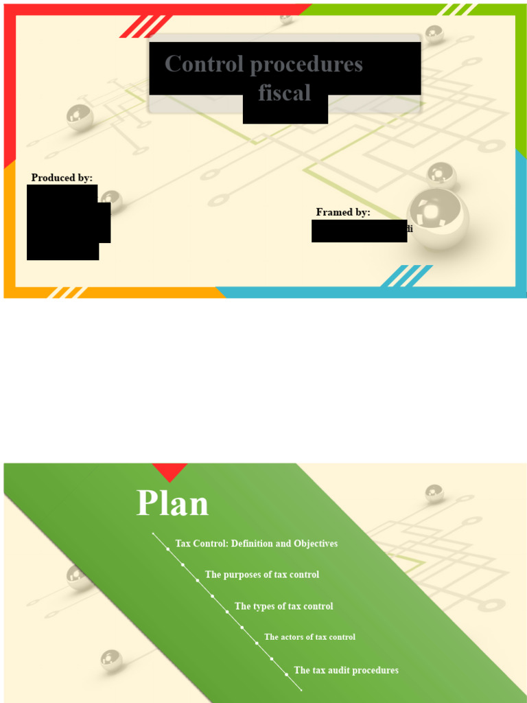 The Procedures of Tax Control | PDF | Audit | Taxes