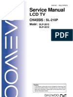 Daewoo DLP-2612 - 3212 Chasis SL-210P