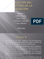 Aplicación del espectro de la radiación