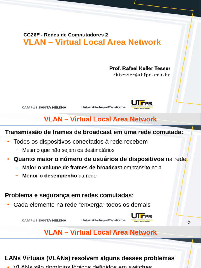 Entendendo VLANs em Redes de Computadores | PDF | Comutador de rede ...