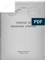8 (Suryoyo) Tableaux de Grammaire Syriaque by Costaz-Syriac Syrian Aramaic Grammar