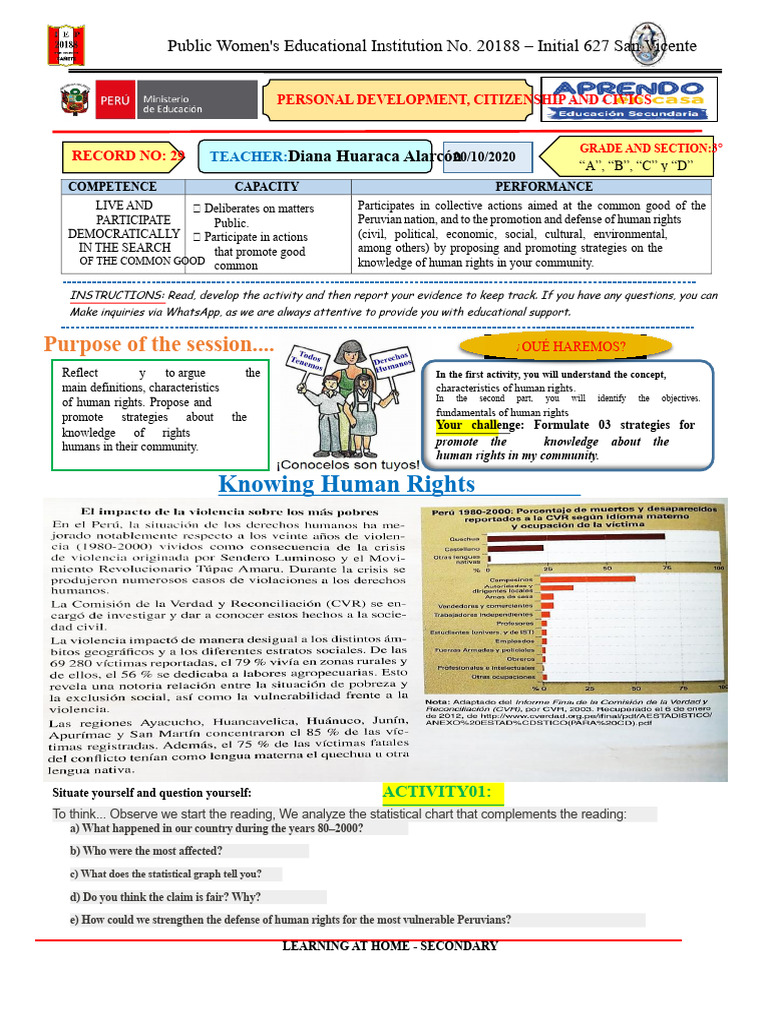 Human Rights Education Strategies Guide | PDF | Human Rights | Knowledge