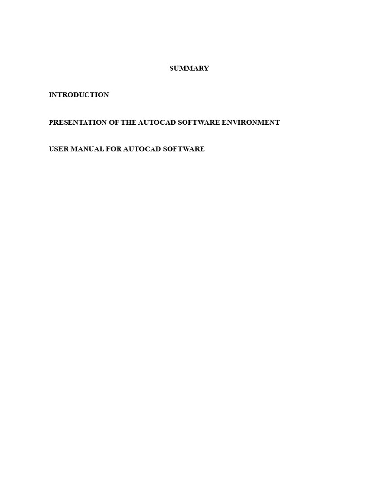 AutoCAD User Manual Overview | PDF | Auto Cad | Button (Computing)