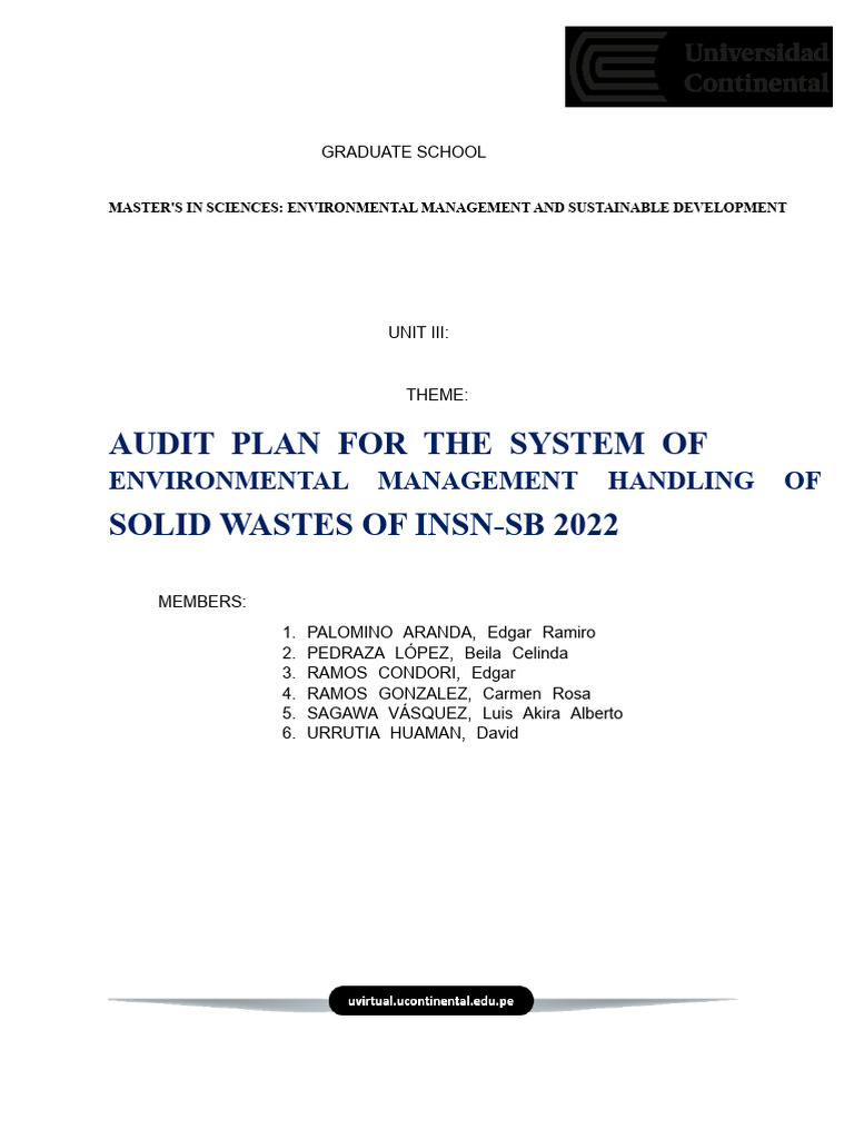 Edgar Ramos Deliverable U.iii | PDF | Audit | Auditor's Report