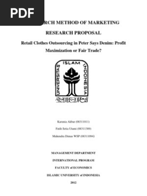 Research Proposal