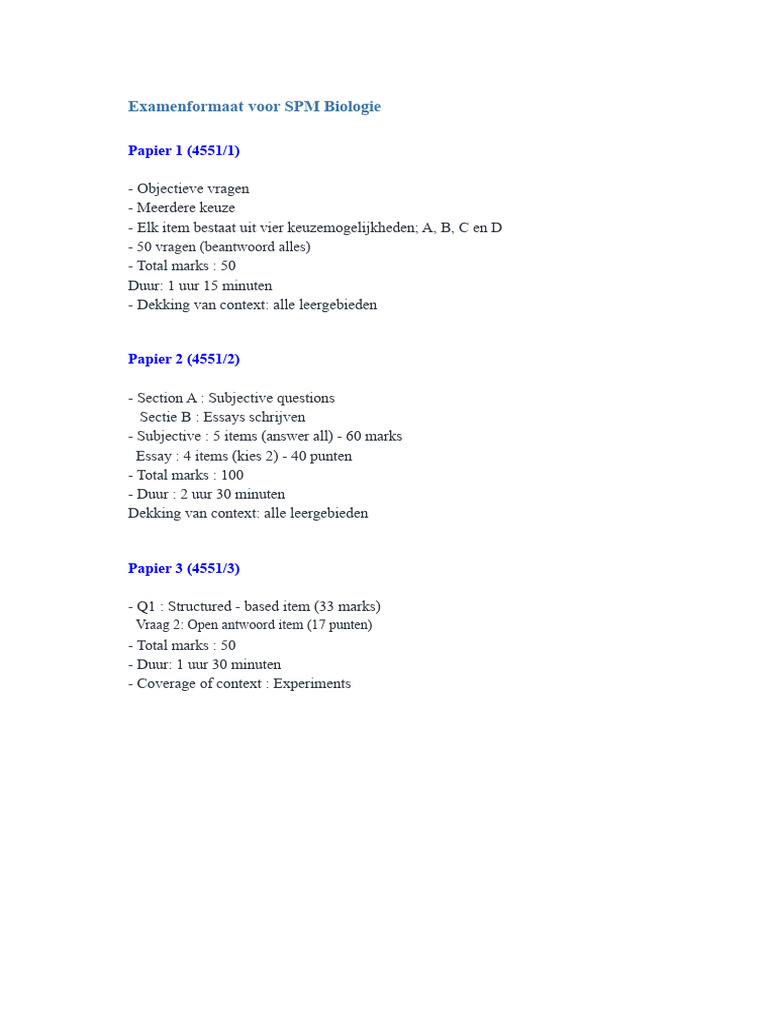 Bio Formaat | PDF