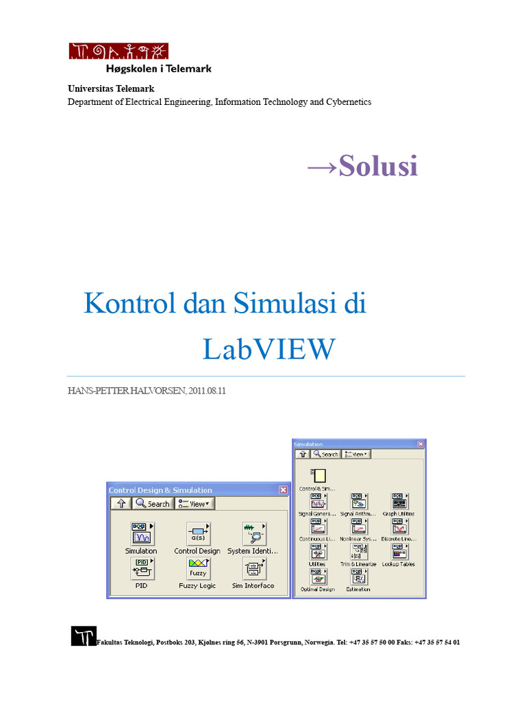Kontrol dan Simulasi LabVIEW 2023 | PDF