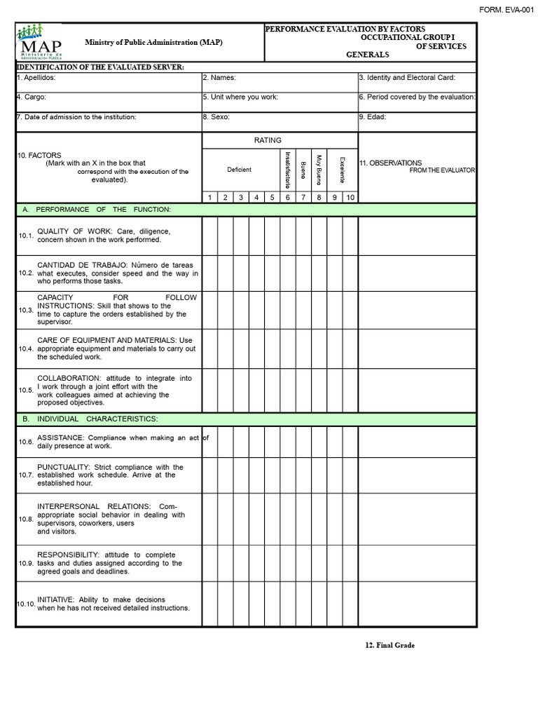 Performance Evaluation | PDF | Performance Appraisal | Human Resources