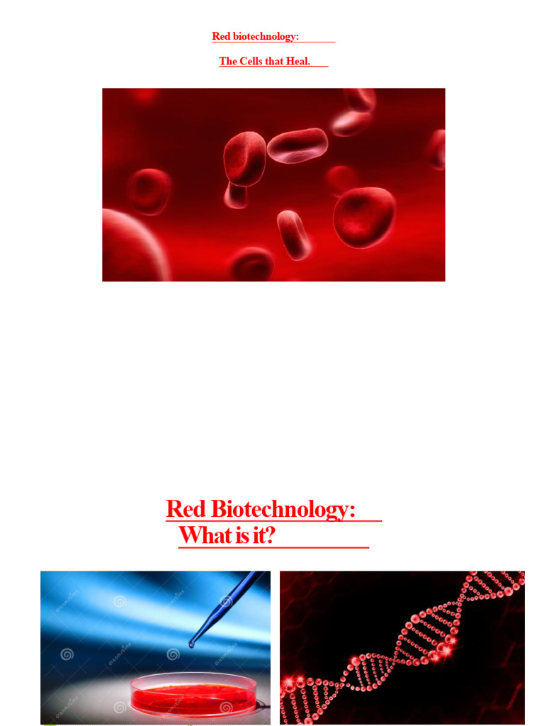 Understanding Red Biotechnology Basics | PDF