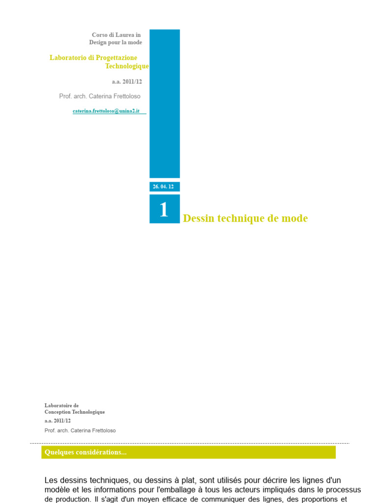 Guide du dessin technique de mode | PDF | Dessin | Dessin technique