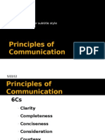 Principles of Communication: Click To Edit Master Subtitle Style