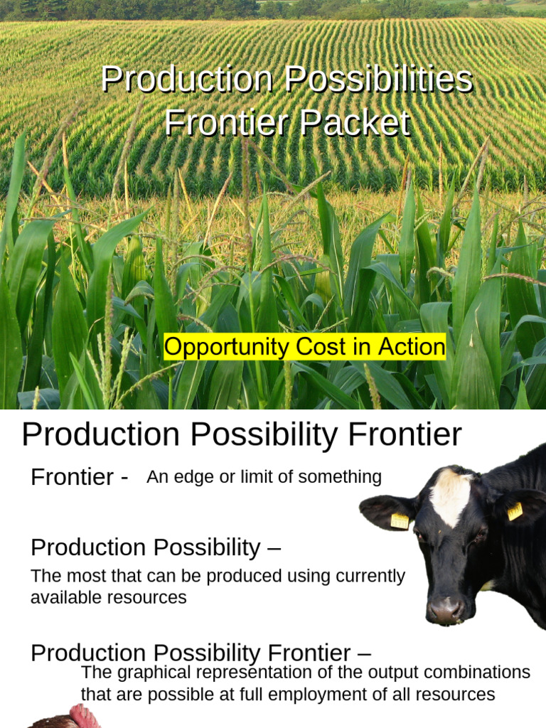 Understanding Production Possibility Frontiers | PDF | Economies ...