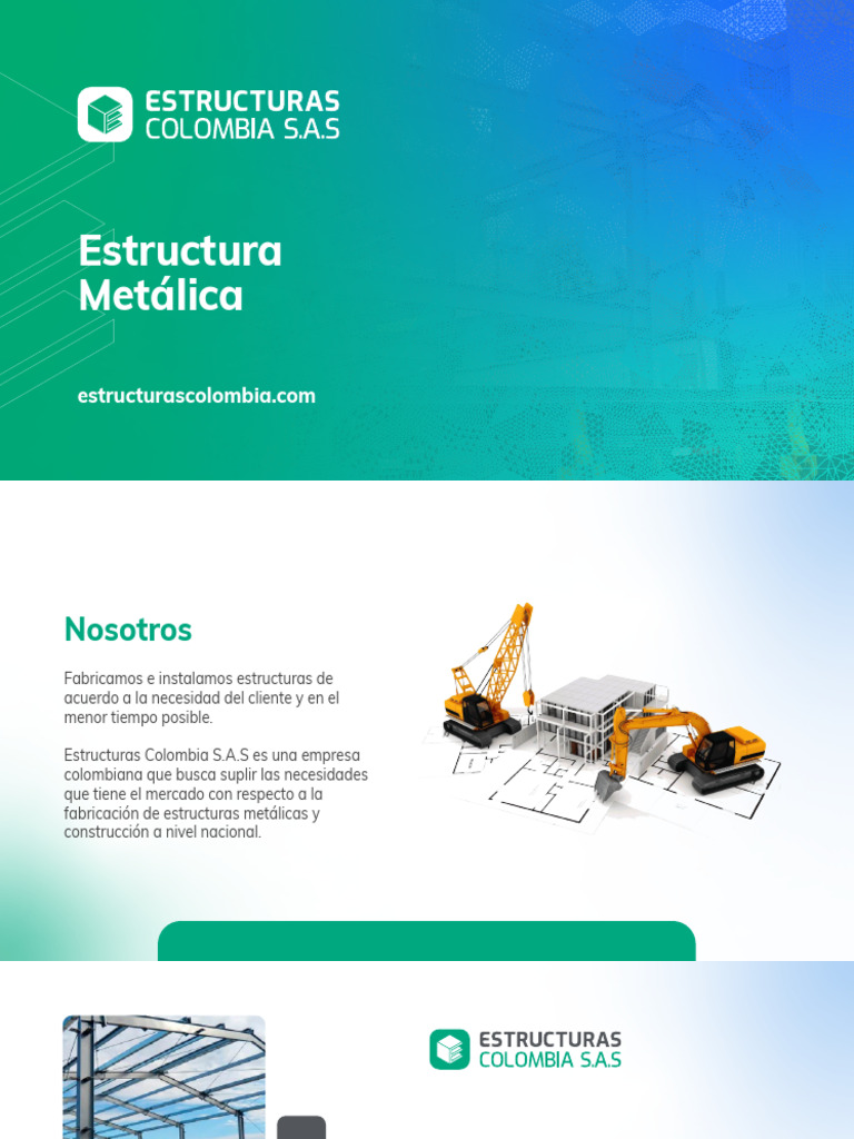 Estructuras Metálicas a Medida en Colombia | PDF