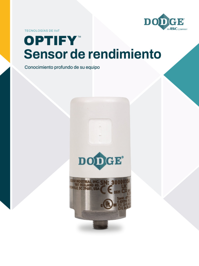 Sensor IIoT OPTIFY para Monitoreo Industrial | PDF | Hertz | Internet ...