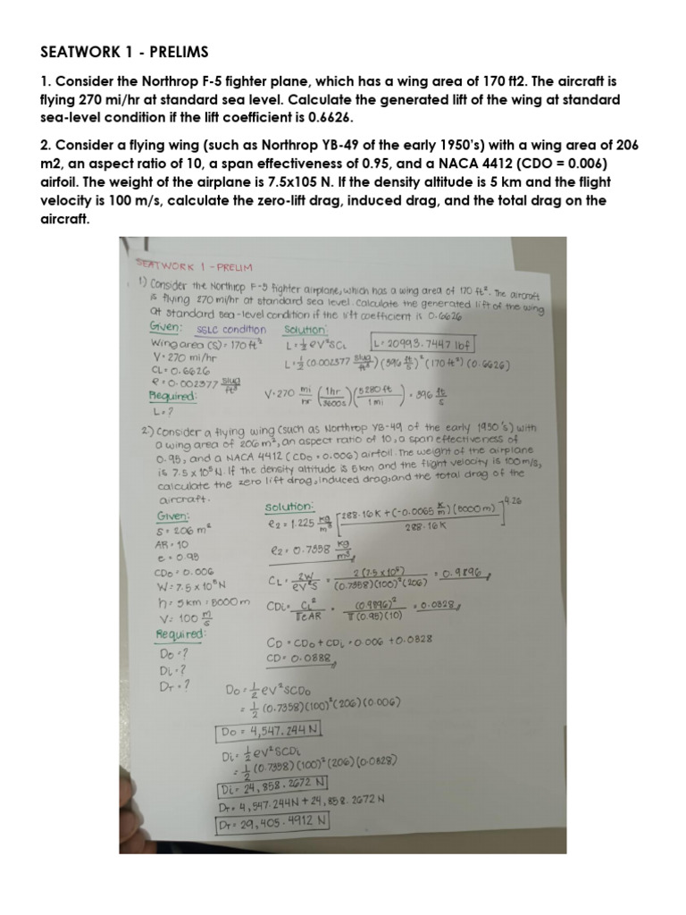 Aircraft Performance Calculations Guide | PDF | Aircraft | Drag (Physics)