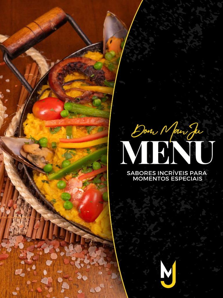 Menu Diversificado do Dom ManJu | PDF | Creme (gastronomia) | Queijo