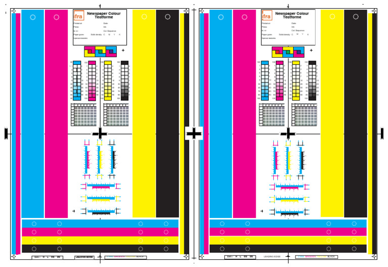 Newspaper Color Test Results | PDF | Graphic Design | Printing