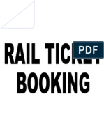 Rail Ticket Booking