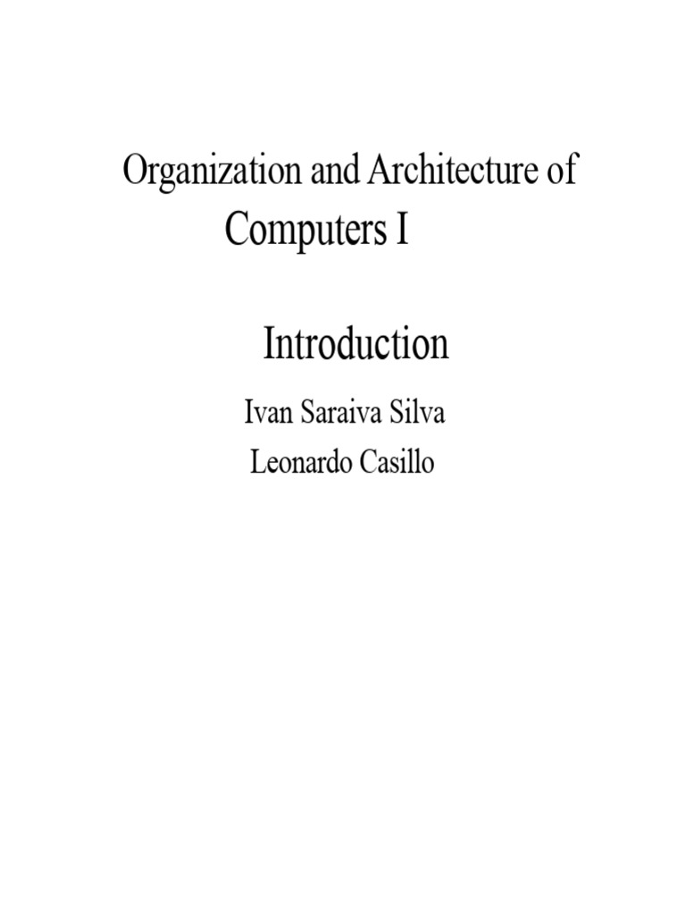 Structured Computer Organization Overview | PDF | Central Processing ...