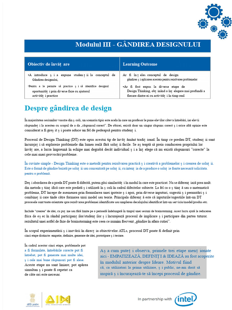 Introducere În Gândirea Designului PDF | PDF