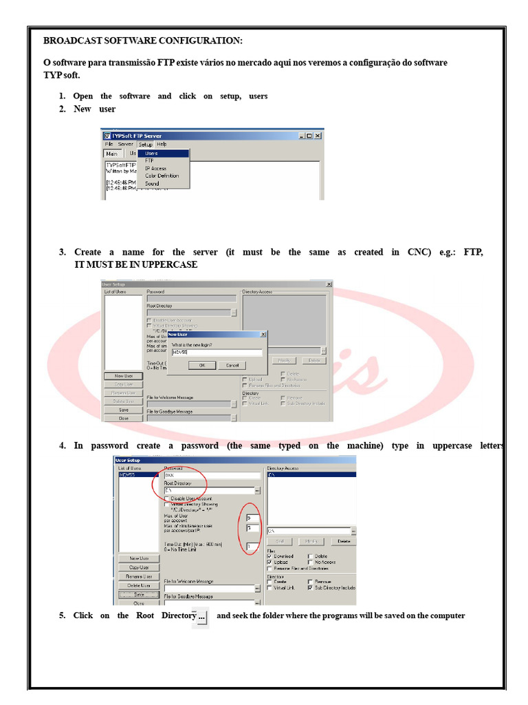 TYP Soft FTP Configuration Guide | PDF | File Transfer Protocol | Ip ...