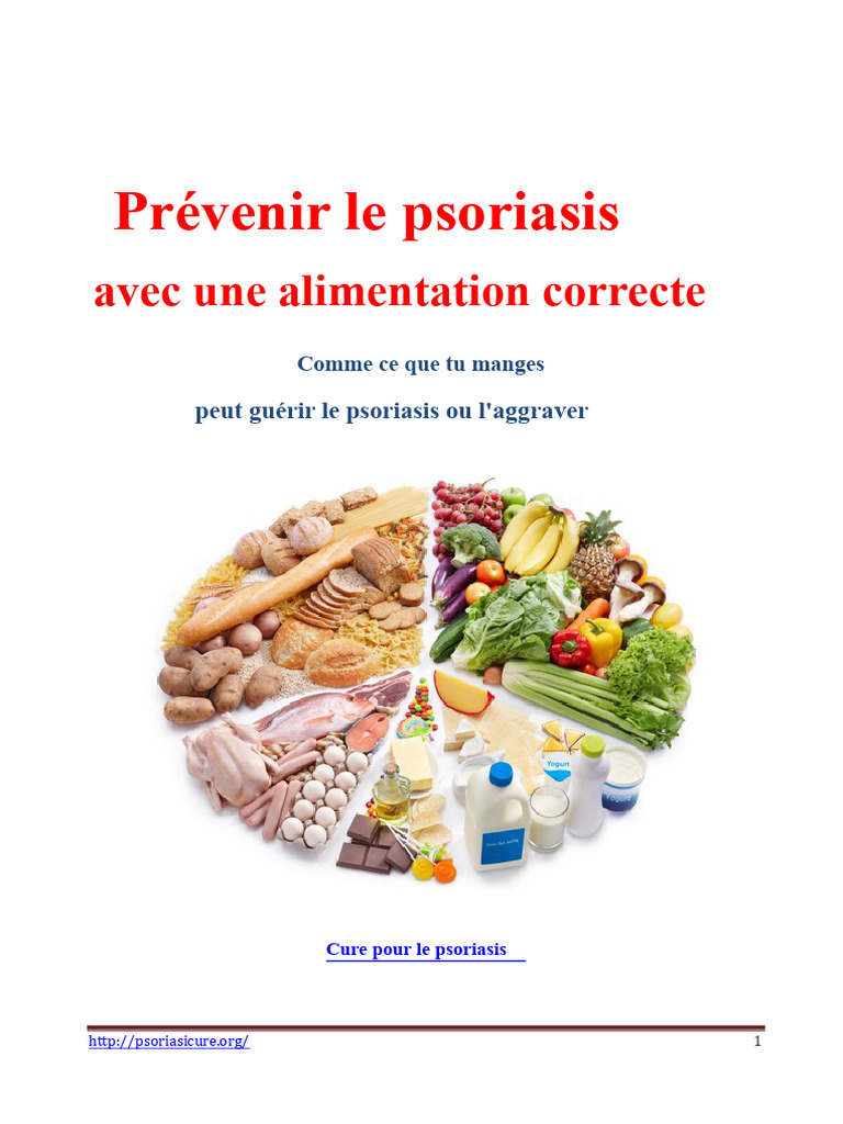 Alimentation et prévention du psoriasis PDF Psoriasis Peau — free download