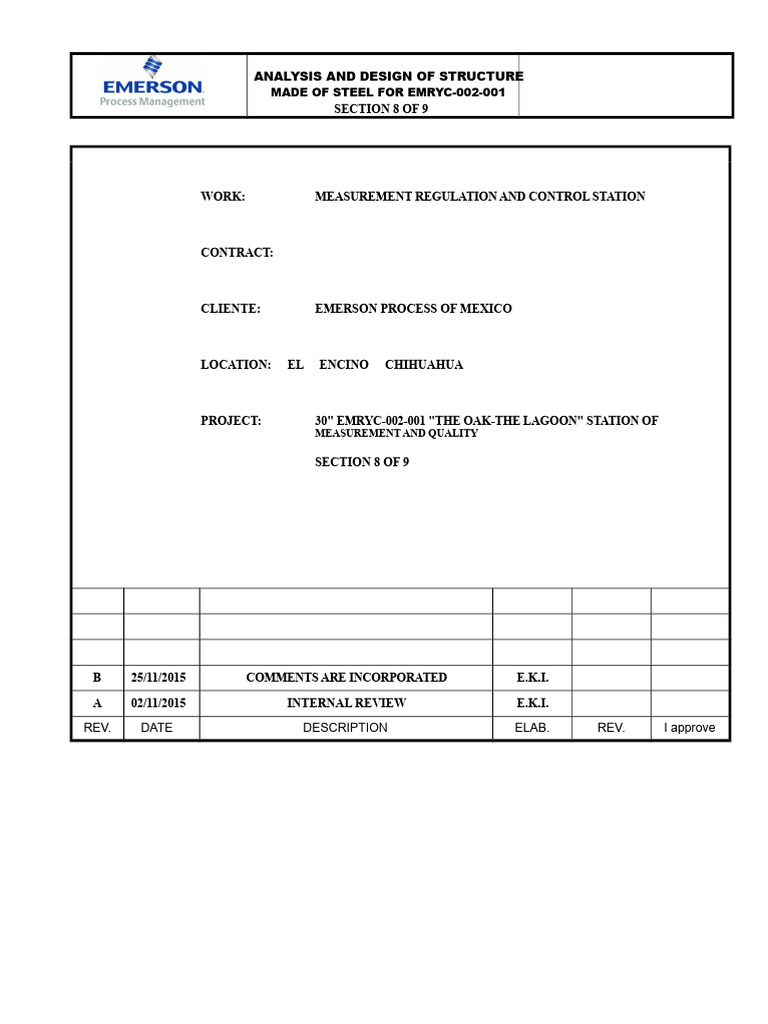 Steel Structure Design for EMRYC-002-001 | PDF | Structural Analysis ...