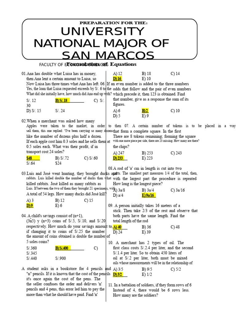 Mathematical Reasoning Exercises | PDF | Numbers | Prices