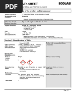 Virex II 256 Safety Data Sheet | PDF | Dangerous Goods | Hazardous Waste