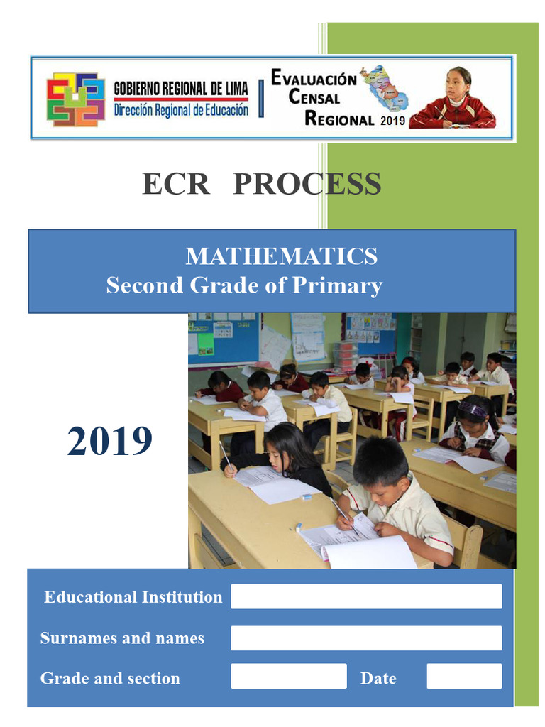 Mathematics Ecr Process 2ND Grade Primary 2019 | PDF | Mathematics