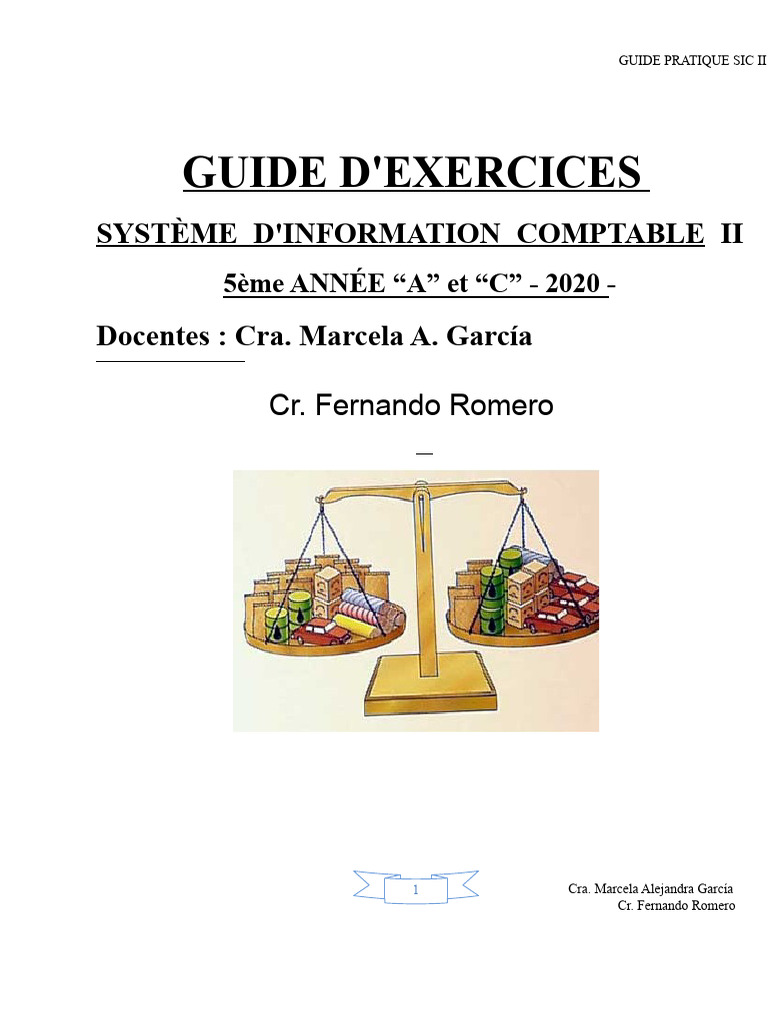 Cahier SIC 5EM AyC | PDF | Comptabilité | Banques