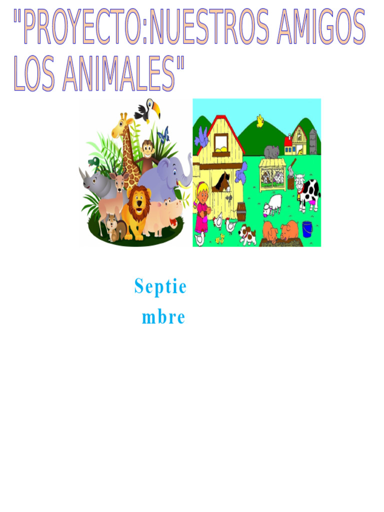 Animal Learning Project for Kids | PDF | Reading Comprehension | Emotions