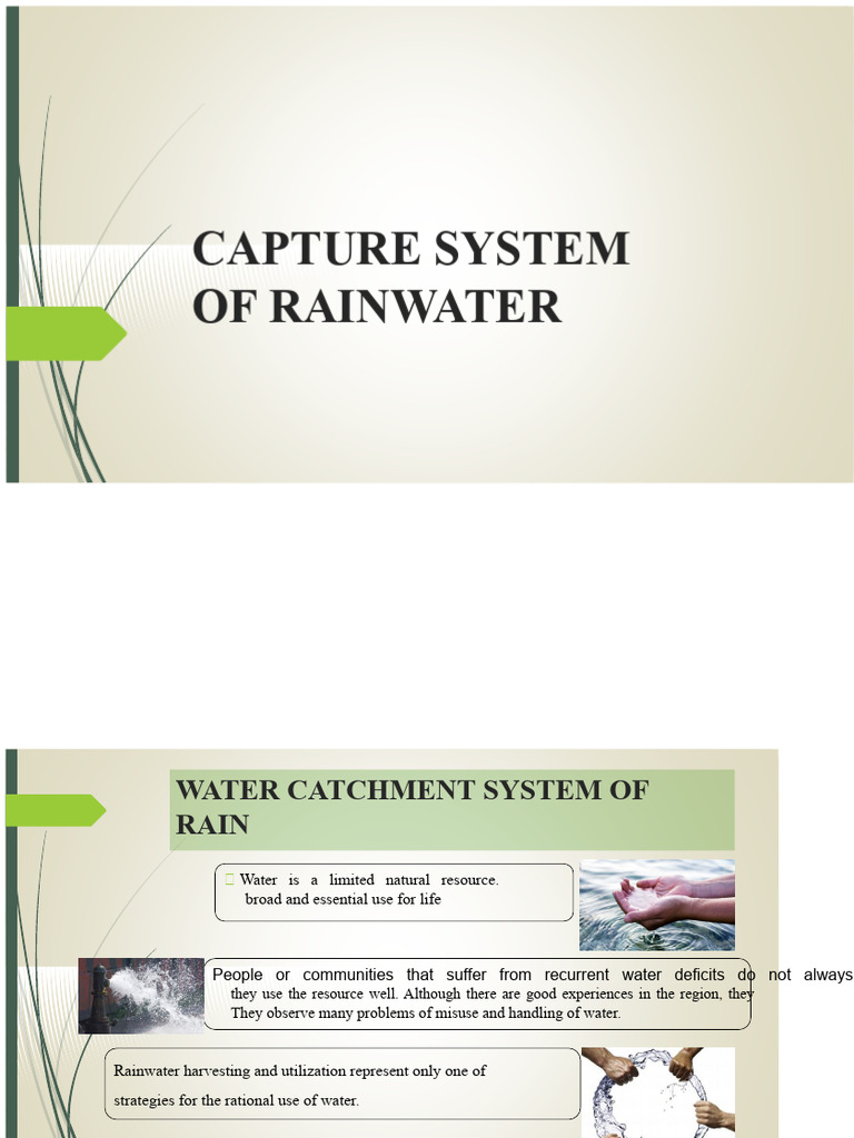 Rainwater Harvesting | PDF | Water | Water Pollution