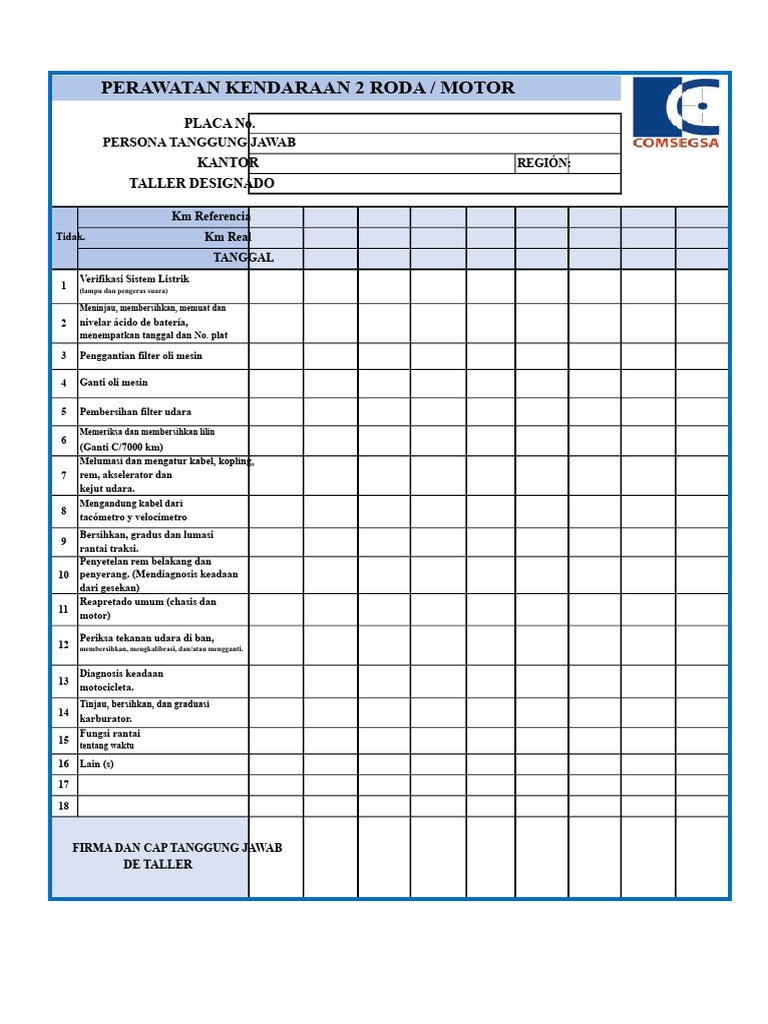 Perawatan Rutin Motor Dua Roda | PDF