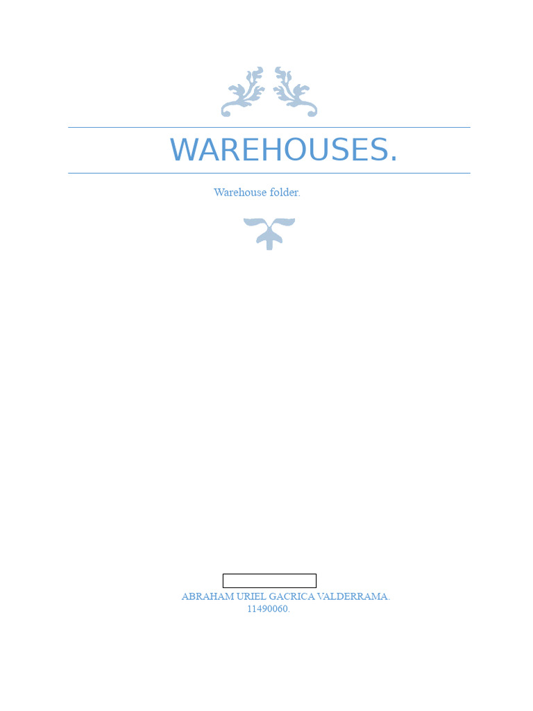 Warehouse Management and Operations Guide | PDF | Warehouse | Stairs