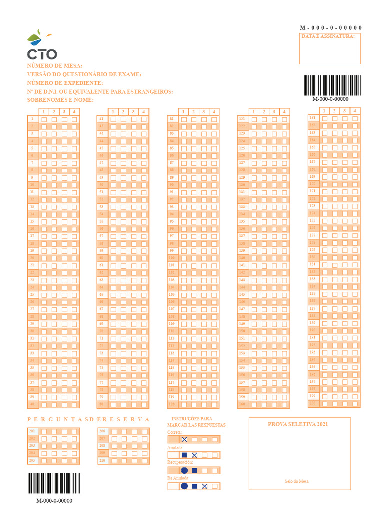 MIR.11.2122.Modelo respostasMIR2021 - 210 | PDF