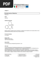 Scheda tecnica ketamina - dipartimento politiche antidroga