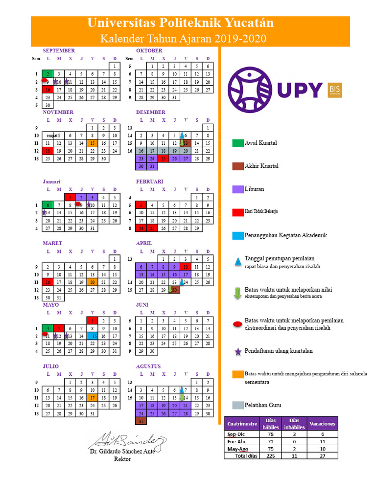 Kalender UPY | PDF