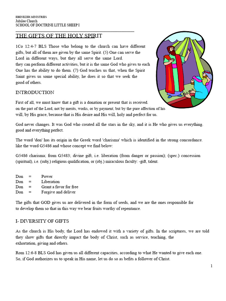 Understanding the Gifts of the Holy Spirit | PDF | Spiritual Gift | Jesus