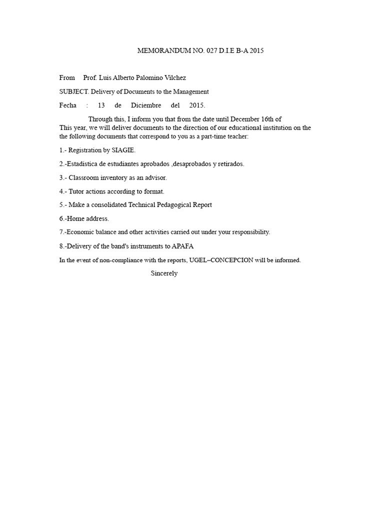 Memorandum No. 027 d | PDF