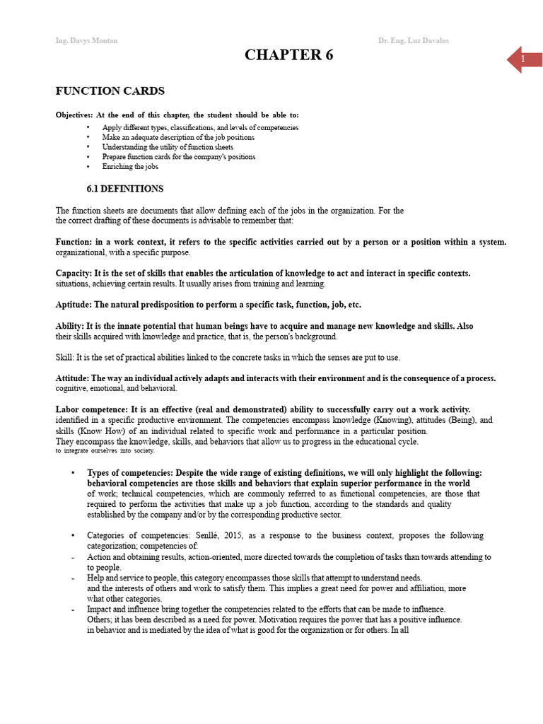 Understanding Function Cards and Competencies | PDF | Risk | Knowledge