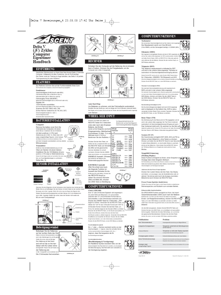 Ascent Delta V Computer Handbuch | PDF